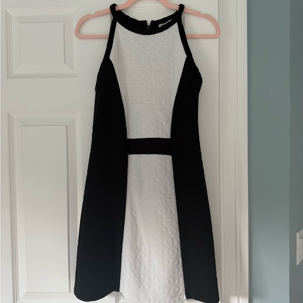 Sally Miller Black and White Mini Dress
